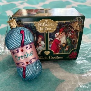 Old World Christmas crochet ornament